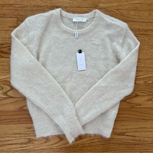 ASTR the Label Womens Ivory Alpaca Wool Blend Sweater